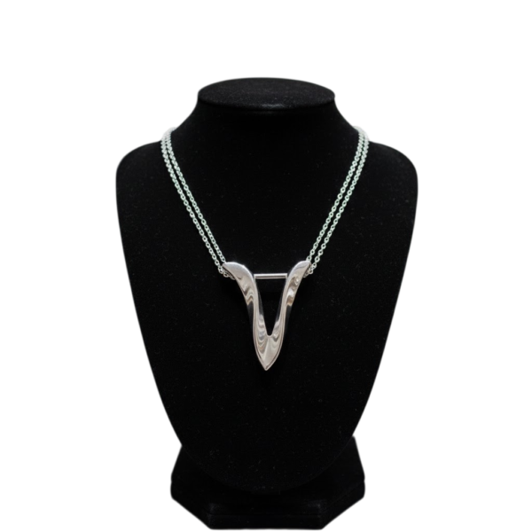 Custom Alphabet Silver Pendant | Personalized Initial Pendant for Men & Women – Roopmohana