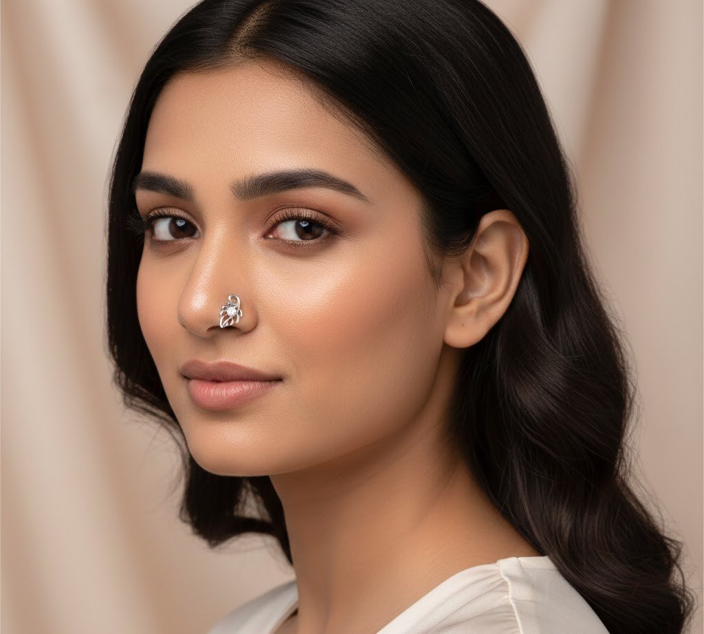 Ultra-tiny silver nose pin1