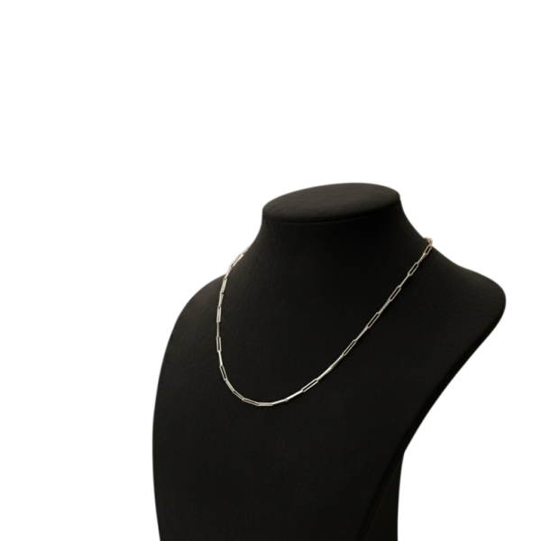 Minimal 925 Sterling Silver Chain Necklace for Women | Everyday Elegant Silver Necklace – Roopmohana