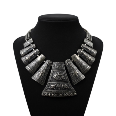 handcrafted-tribal-oxidized-925-silver-statement-necklace-for-women-antique-temple-design-roopmohana