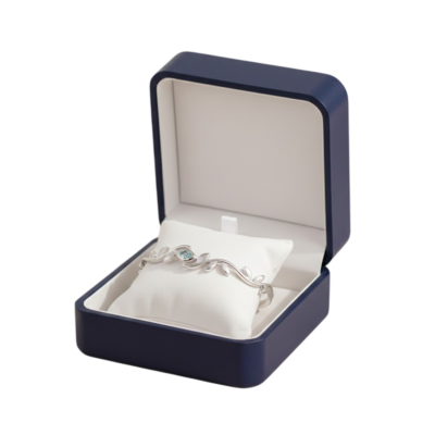 womens-925-sterling-silver-bracelet-with-blue-stone-elegant-floral-design-silver-bracelet-for-women-roopmohana