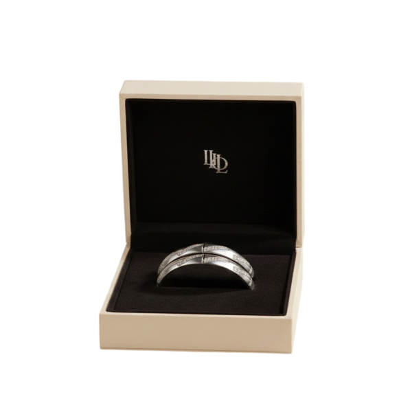 Luxury Handcrafted 925 Silver Bangles (Pair) for Women | Premium Designer Engraved Bangles | Roopmohana