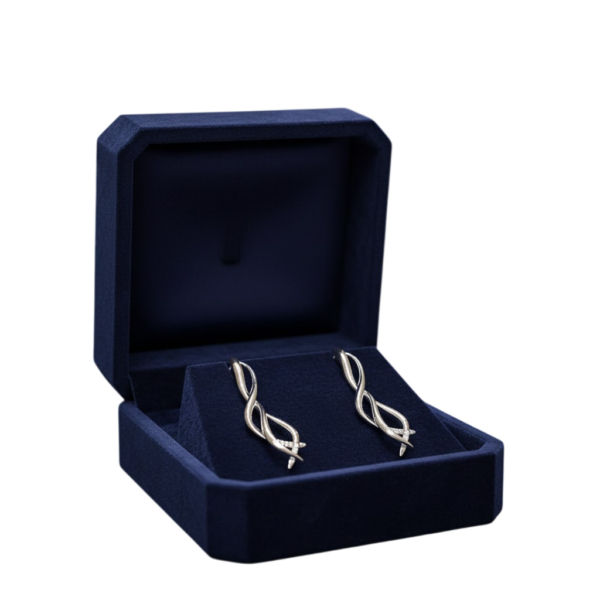 Elegant 925 Sterling Silver Drop Earrings for Women | Lightweight Daily & Party Wear