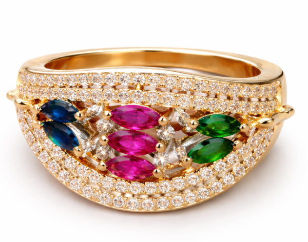 Celestia Multicolor Radiance Ring