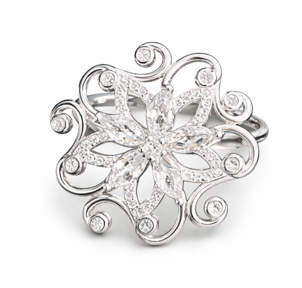 Emerald Petal Luxe Ring