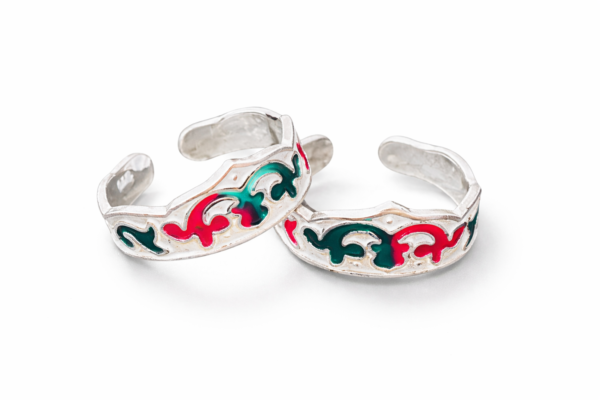 Serene Steps Handcrafted Toe Ring Set