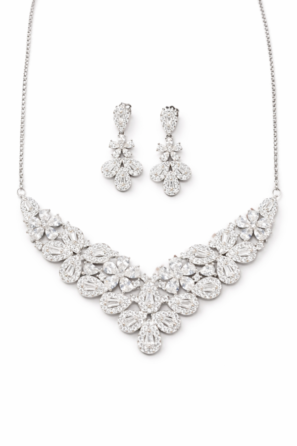 Luminous Floral Drop Pendant