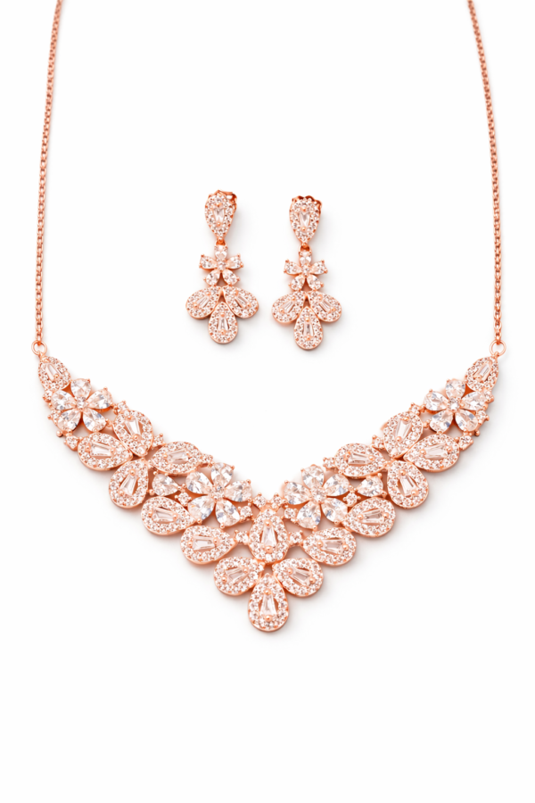 Zariah Floral Cascade Pendant