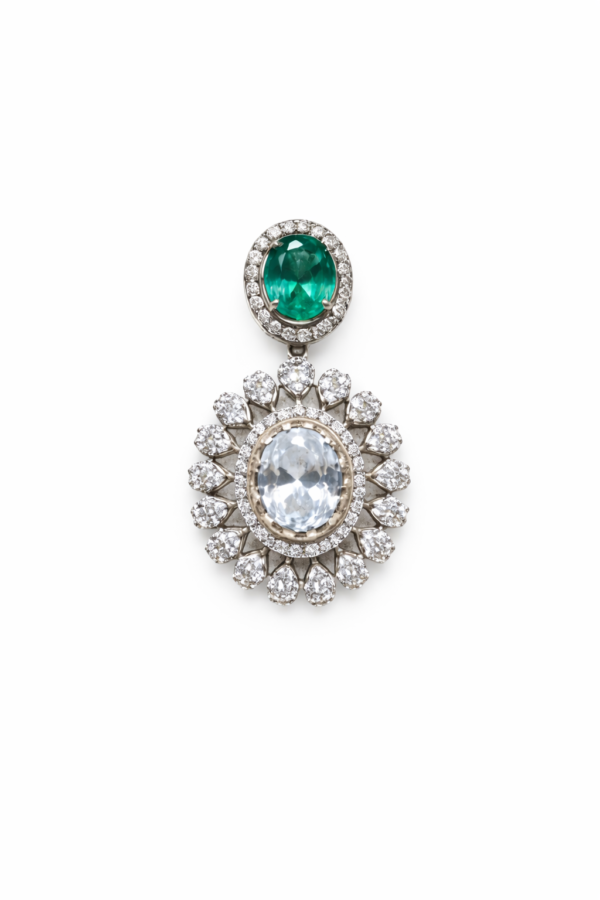 Verdant Halo Bloom Pendant