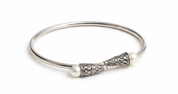 Pearl Whisper Silver Bracelet
