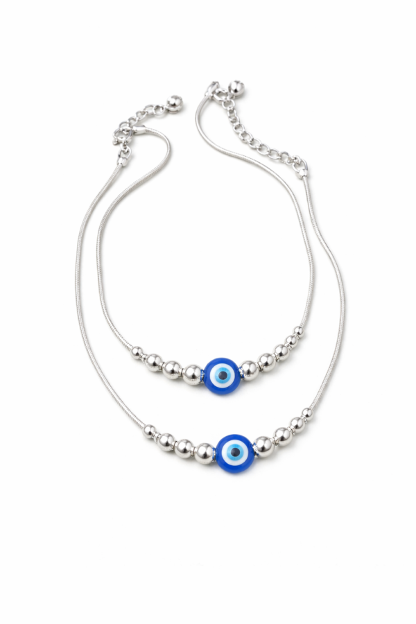 Celeste Love 925 Sterling Silver Heart Anklet